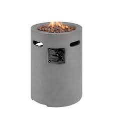 image of a fire pit turned on