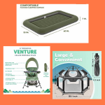 toddler camping cot, toddler camping chair, toddler canopy