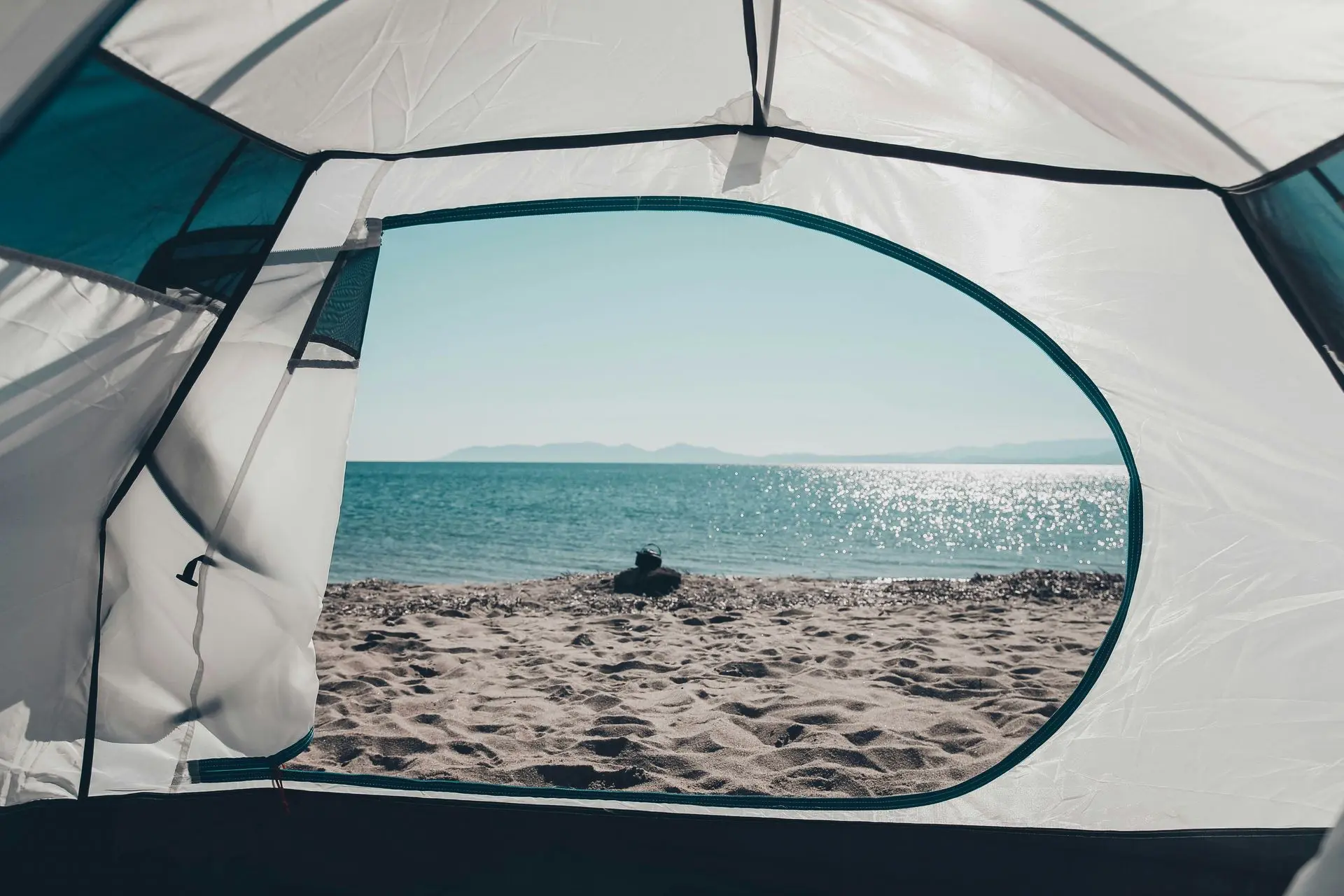 Tent on Spencers Beach